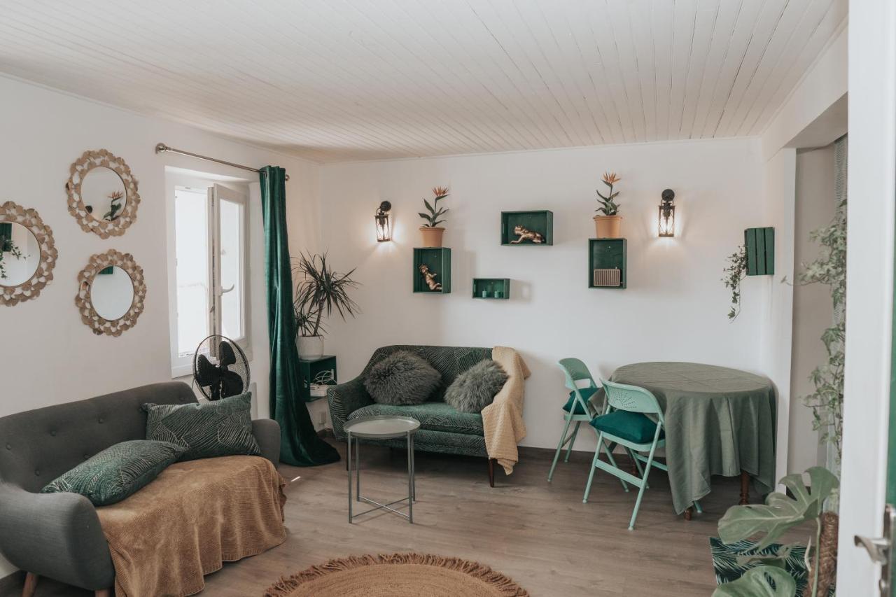 Grand studio, vue mer centre ville carte parking Sanary-sur-Mer Esterno foto