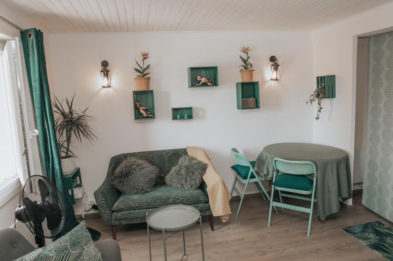 Grand studio, vue mer centre ville carte parking Sanary-sur-Mer Esterno foto